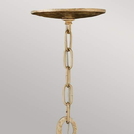Lampadario Industrial Nordico Spyre Acciaio Oro Champagne 6 Luci E14 HK-SPYRE6C-CPG