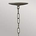Lampadario Industrial Nordico Spyre Acciaio Bronzo Metallizzato Opaco 6 Luci E14 HK-SPYRE6C-MMB