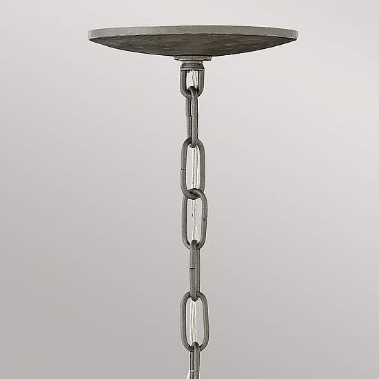 Lampadario Industrial Nordico Spyre Acciaio Bronzo Metallizzato Opaco 6 Luci E14 HK-SPYRE6C-MMB