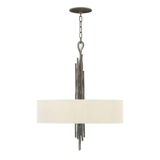 Lampadario Contemporaneo Spyre Acciaio Bronzo Metallizzato Opaco 6 Luci E14 HK-SPYRE6P-MMB