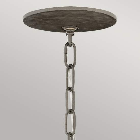 Lampadario Contemporaneo Spyre Acciaio Bronzo Metallizzato Opaco 6 Luci E14 HK-SPYRE6P-MMB