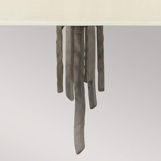Lampadario Contemporaneo Spyre Acciaio Bronzo Metallizzato Opaco 6 Luci E14 HK-SPYRE6P-MMB