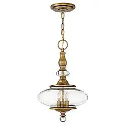Lampadario Contemporaneo Wexley Acciaio Ottone Antico 3 Luci E14