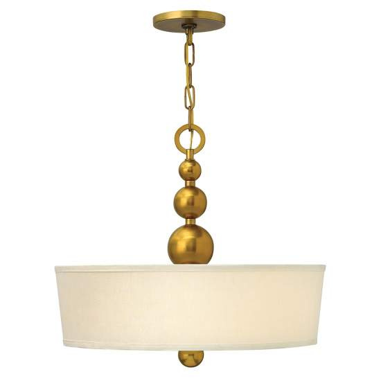 Lampadario Contemporaneo Zelda In Acciaio Ottone Vintage Vetro 3 Luci E27 HK-ZELDA-P-B-VS