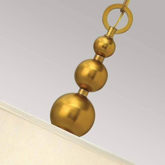 Lampadario Contemporaneo Zelda In Acciaio Ottone Vintage Vetro 3 Luci E27 HK-ZELDA-P-B-VS