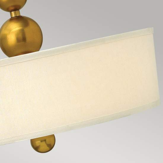 Lampadario Contemporaneo Zelda In Acciaio Ottone Vintage Vetro 3 Luci E27 HK-ZELDA-P-B-VS