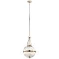 Lampadario Contemporaneo Aster Vetro Nichel Lucido 3 Luci E14 KL-ASTER-P-PN