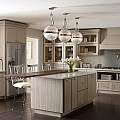 Lampadario Contemporaneo Aster Vetro Nichel Lucido 3 Luci E14 KL-ASTER-P-PN