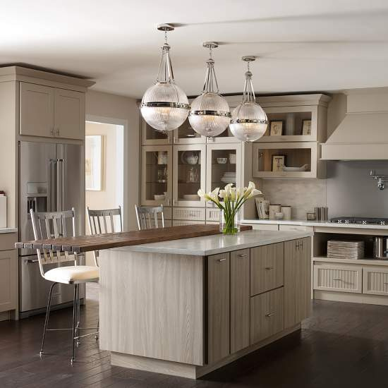 Lampadario Contemporaneo Aster Vetro Nichel Lucido 3 Luci E14 KL-ASTER-P-PN