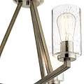 Lampadario Contemporaneo Deryn Acciaio Grigio Antico 3 Luci E27 KL-DERYN3-DAG