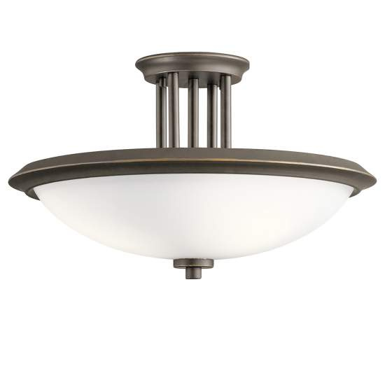 Lampadario Contemporaneo Dreyfus Acciaio Bronzo Antico Vetro 3 Luci E27 KL-DREYFUS-SFOZ