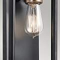 Applique Industrial Nordico Imahn Acciaio Nero Ottone 1 Luce E27 KL-IMAHN1
