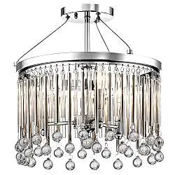 Lampada a Soffitto 2 Luci Kalf In Acciaio Bianco A Bracci E Sfere In Vetro Opalino E Oro