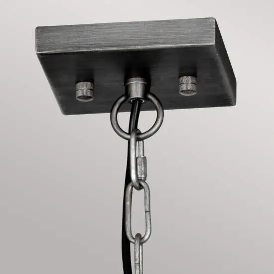 Lampadario Sospensione Spider In Alluminio Canna Di Fucile - 10 Bracci Flessibili Da 2m, Attacchi E27, Lampadine Non Incluse