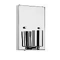 Applique Contemporanea Cooper Acciaio Cromo Lucido 1 Luce E27 DL-COOPER-M-IV-PC