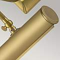 Applique Classica Picture Light Acciaio Ottone Spazzolato 1 Luce E14 PL1-10-BB