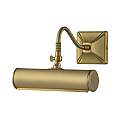 Applique Classica Picture Light Acciaio Ottone Spazzolato 1 Luce E14 PL1-10-BB
