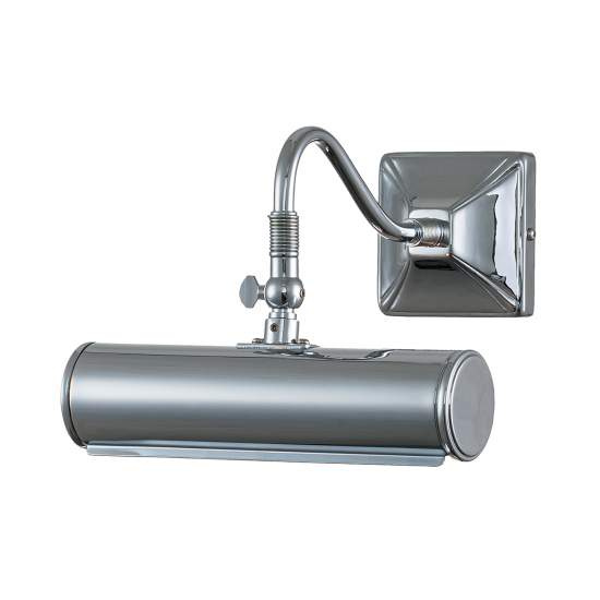 Applique Classica Picture Light Acciaio Cromo Lucido 1 Luce E14 PL1-10-PC
