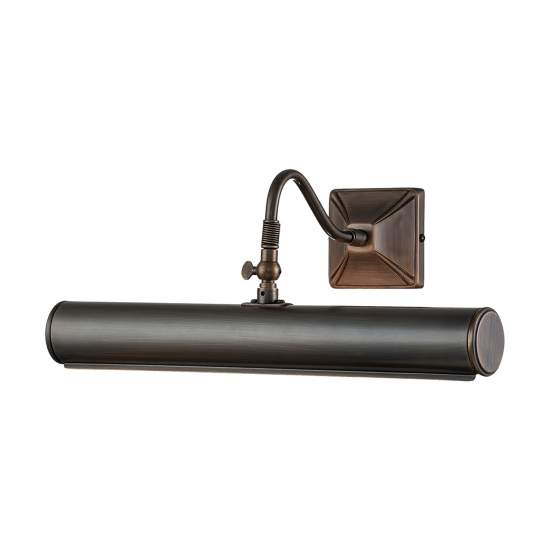 Applique Classica Picture Light Acciaio Bronzo Scuro 2 Luci E14 PL1-20-DB