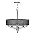 Lampadario Contemporaneo Ascher Acciaio Nichel Lucido Cristallo 3 Luci E14 QN-ASCHER-3P