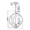Lampadario Per Esterno Nordico Blacksmith Acciaio Nero Antico Vetro 3 Luci E14 QN-BLACKSMITH-3P-OBK