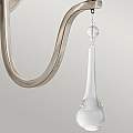 Applique Classica Karlee Acciaio Peltro Classico Cristallo 2 Luci E14 QN-KARLEE2