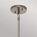 Lampadario Classico Karlee Acciaio Peltro Classico Cristallo 3 Luci E14 QN-KARLEE3