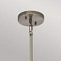 Lampadario Classico Karlee Acciaio Peltro Classico Cristallo 5 Luci E14 QN-KARLEE5