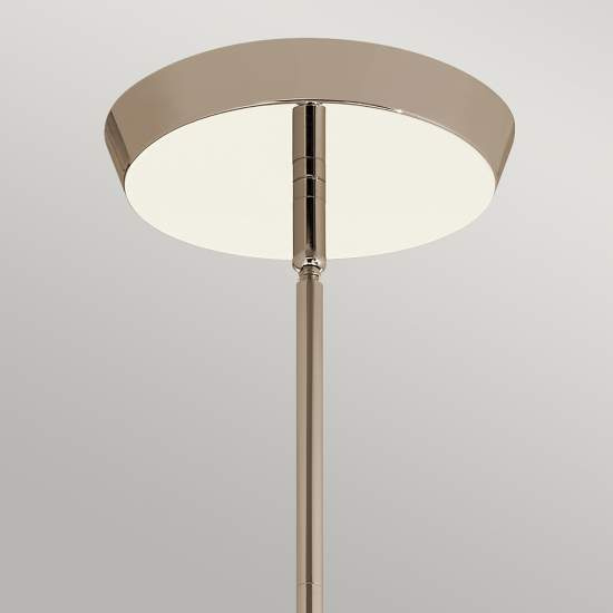 Lampadario Classico Kayva Acciaio Nichel Lucido Vetro Led 36W 3000K 2375Lm QN-KAYVA13-PN