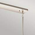 Lampadario Contemporaneo Kimrose Acciaio Nichel Lucido Vetro 10 Luci E14 QN-KIMROSE10-PN