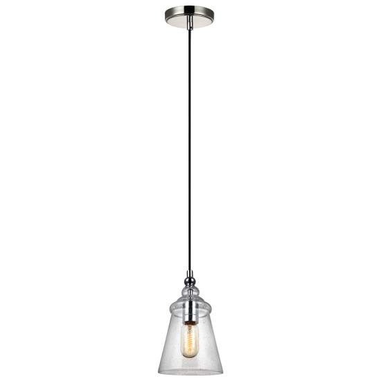 Sospensione Industrial Nordica Loras Acciaio Vetro 1 Luce E27 QN-LORAS-1MP