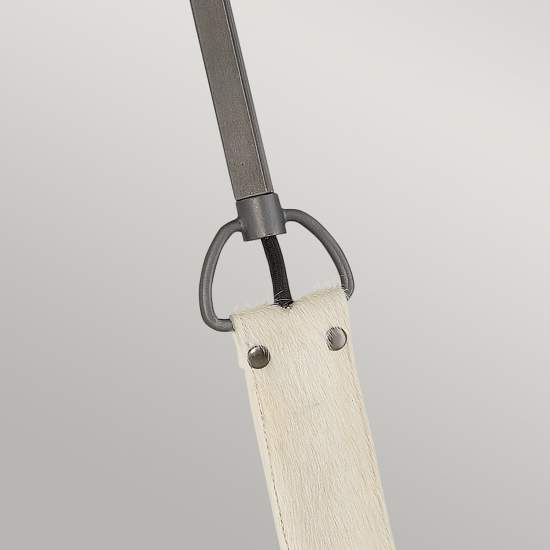 Sospensione Industrial Nordica Ludlow Acciaio Grafite Spazzolata 1 Luce E27 QN-LUDLOW-1P-GR