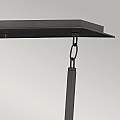 Lampadario Contemporaneo Ludlow Acciaio Grafite Spazzolata 8 Luci E27 QN-LUDLOW8-GR