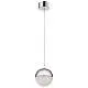Lampadario Contemporaneo Moonlit Alluminio Cromo Lucido Led 20.9W