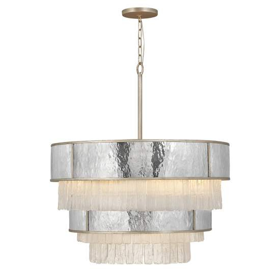 Lampadario Contemporaneo Reverie Acciaio Oro Champagne 12 Luci E14 QN-REVERIE-12P-CPG