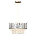 Lampadario Contemporaneo Reverie Acciaio Oro Champagne 4 Luci E14 QN-REVERIE-4P-CPG
