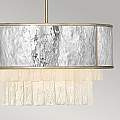 Lampadario Contemporaneo Reverie Acciaio Oro Champagne 4 Luci E14 QN-REVERIE-4P-CPG