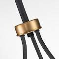 Lampadario Industrial Nordico Silas Acciaio Zinco Antico Ottone 3 Luci E27 QN-SILAS-3P-DZ