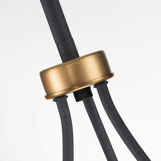 Lampadario Industrial Nordico Silas Acciaio Zinco Antico Ottone 3 Luci E27 QN-SILAS-3P-DZ