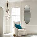 Lampadario Industrial Nordico Skye Acciaio Ottone Antico 6 Luci E27 QN-SKYE-6P