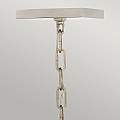 Lampadario Industrial Nordico Stinson Acciaio Nero Nichel Lucido 4 Luci E14 QN-STINSON-4P-L-BK