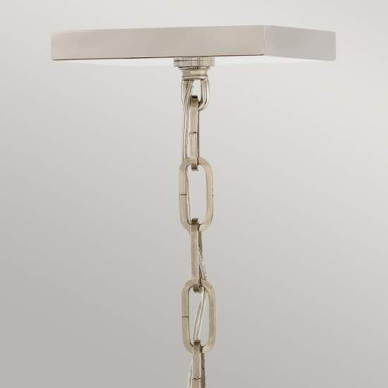 Lampadario Industrial Nordico Stinson Acciaio Nero Nichel Lucido 4 Luci E14 QN-STINSON-4P-L-BK