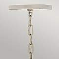 Lampadario Industrial Nordico Stinson Acciaio Nero E Nichel Lucido 4 Luci E14 QN-STINSON-4P-M-BK