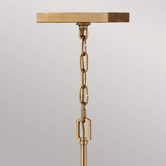 Lampadario Industrial Nordico Stinson Acciaio Ottone Antico Piccolo 4 Luci E14 QN-STINSON-4P-M-DBR
