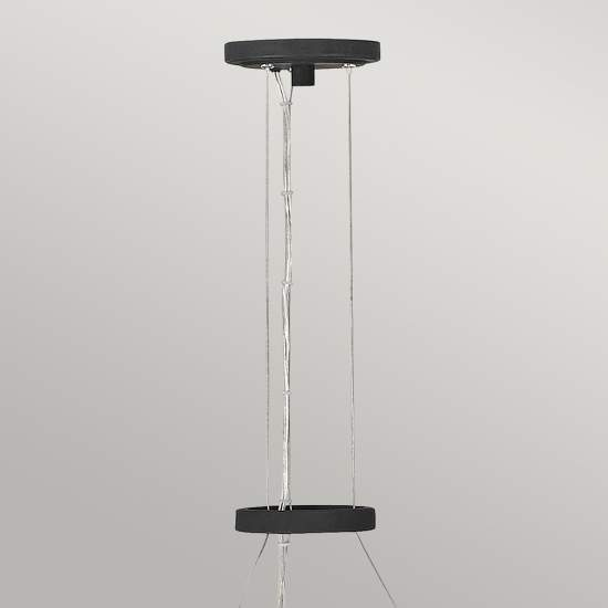 Lampadario Contemporaneo Willow Acciaio Nero Carbone Oro Deluxe Oro 6 Luci E14 QN-WILLOW6-CBK