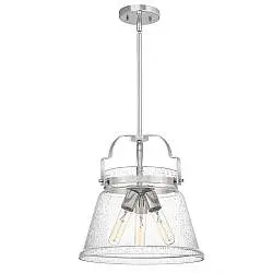 Lampadario Contemporaneo Wimberley Acciaio Cromo Lucido 3 Luci E27