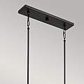 Lampadario Industrial Nordico Bismarck Acciaio Nero Terra 5 Luci E27 QZ-BISMARCK-ISLE-EK