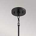 Sospensione Industrial Nordica Bismarck Acciaio Nero Terra 1 Luce E27 QZ-BISMARCK-MP-EK