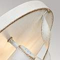 Plafoniera Industrial Nordica Bradbury Acciaio Bianco Antico 2 Luci E14 QZ-BRADBURY-F-AWH