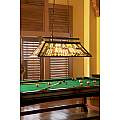 Lampadario Tiffany Inglenook Metallo Bronzo Valiant 3 Luci E27 QZ-INGLENOOK-ISLE